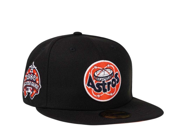 New Era Houston Astros All Star Game 1986 Black Prime Edition 59Fifty Fitted Cap