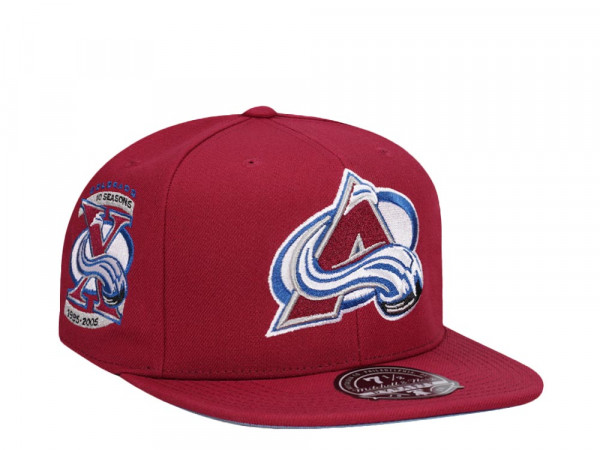 Mitchell & Ness Colorado Avalanche 10 Seasons Edition Dynasty Fitted Cap