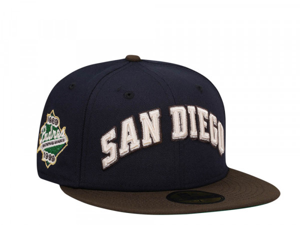 New Era San Diego Padres National League Anniversary Metallic Prime Two Tone Edition 59Fifty Fitted Cap