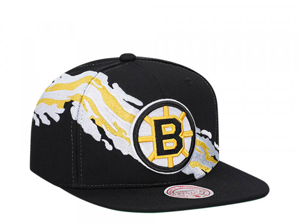 Mitchell & Ness Boston Bruins Vintage Paintbrush Snapback Cap
