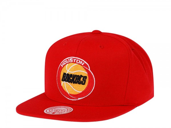 Mitchell & Ness Houston Rockets Hardwood Classics Snapback Cap