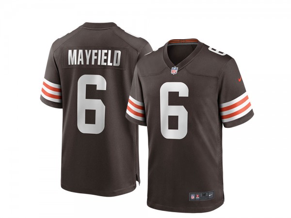Nike Cleveland Browns Baker Mayfield Home Game NFL Jersey