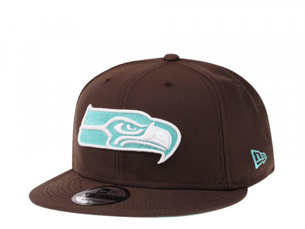 New Era Seattle Seahawks Walnut MInt Edition 9Fifty Snapback Cap