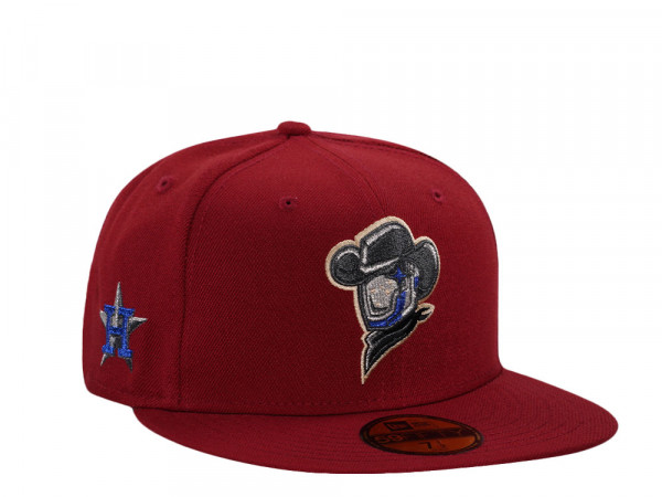 New Era Sugar Land Space Cowboys Brick Metallic Prime Throwback Edition 59Fifty Fitted Cap