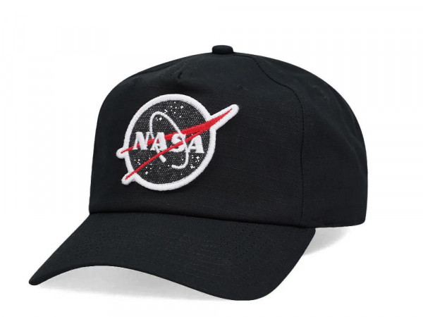 American Needle NASA Surplus Black Dadhat Snapback Cap