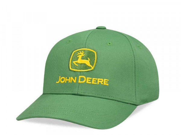John Deere Logo Classic Cap Green Strapback Cap