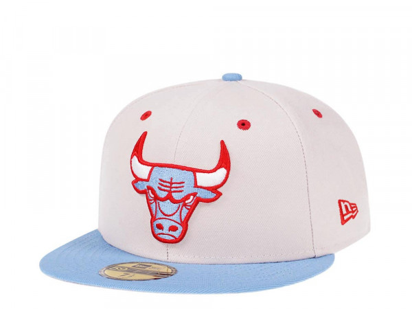 New Era Chicago Bulls Stone Two Tone Edition 59Fifty Fitted Cap
