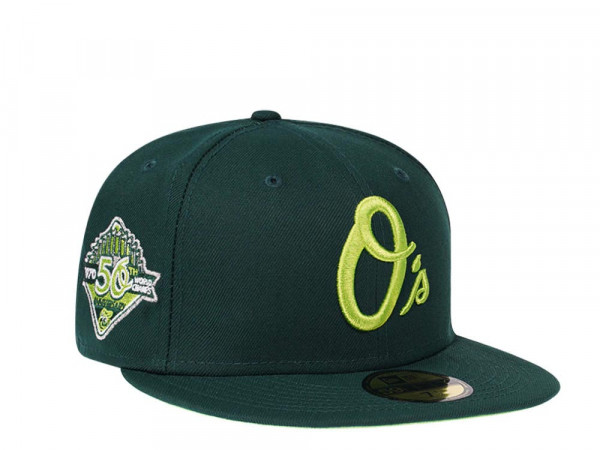 New Era Baltimore Orioles 50th Anniversary Avocado Edition 59Fifty Fitted Cap