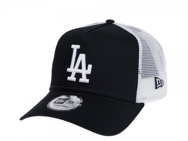 New Era Los Angeles Dodgers Mesh Trucker Snapback Cap Black
