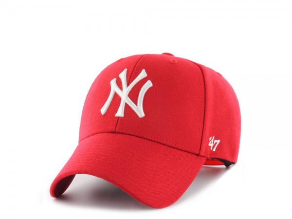 47Brand New York Yankees Red Classic Snapback Cap