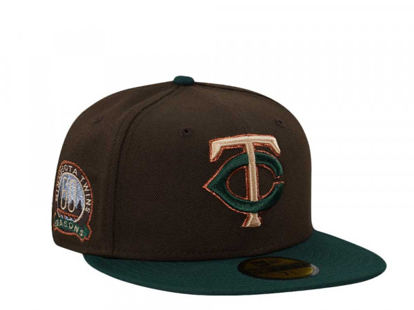 New Era Minnesota Twins 60 Season Forest Two Tone Edition 59Fifty Fitted Cap