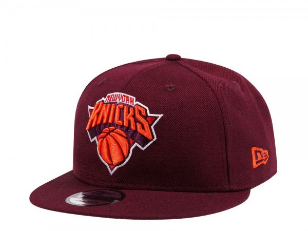 New Era New York Knicks Maroon Edition 9Fifty Snapback Cap