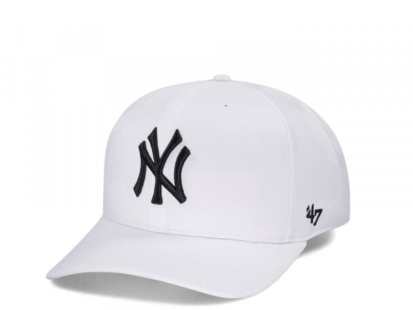 47Brand New York Yankees White Cold Zone MVP DP Snapback Cap