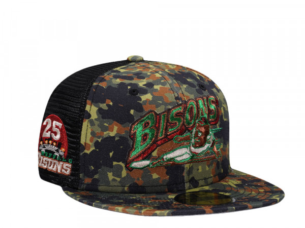 New Era Buffalo Bisons 25th Anniversary Flecktarn Copper Edition 59Fifty Fitted Cap