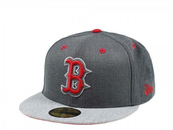 New Era Boston Red Sox Heather Pop Two Tone 59Fifty Fitted Cap