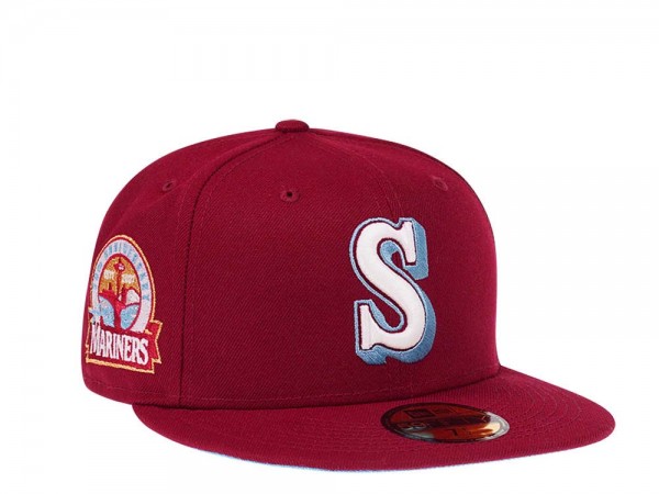 New Era Seattle Mariners 30th Anniversary Smooth Red Prime Edition 59Fifty Fitted Cap