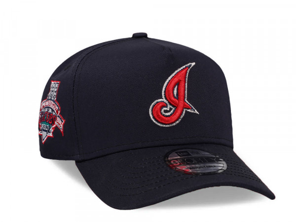 New Era Cleveland Indians 10th Anniversary Jacobs Field Navy Classic Edition 9Forty A Frame Snapback Cap