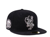 New Era Detroit Tigers Stadium Patch Black Pink Corduroy Prime Edition 59Fifty Fitted Cap