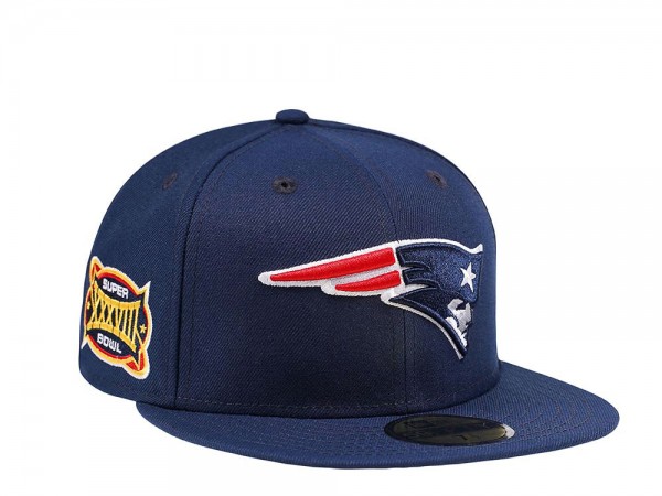 New Era New England Patriots Super Bowl XXXVIII Pink Edition 59Fifty Fitted Cap
