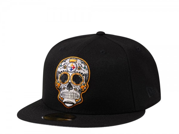 New Era Pittsburgh Steelers Skull Edition 59Fifty Fitted Cap