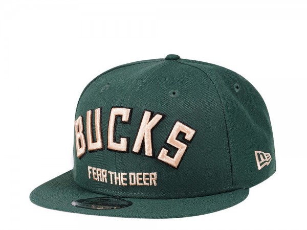 New Era Milwaukee Bucks Earned Edition 9Fifty Snapback Cap