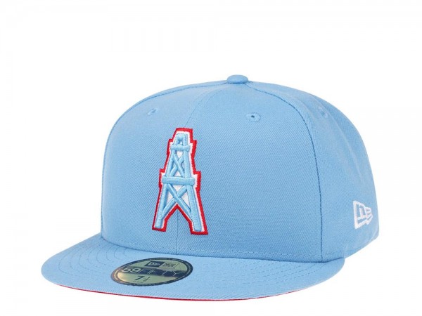New Era Houston Oilers Fresh Blue Prime Edition 59Fifty Fitted Cap