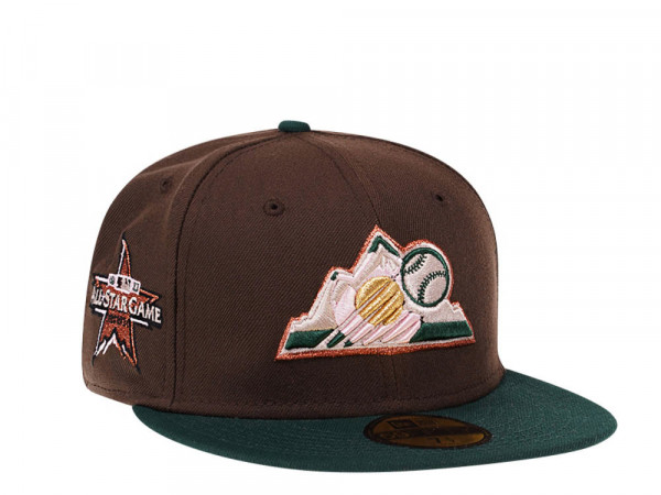 New Era Colorado Rockies All Star Game 2021 Forrest Pink Edition 59Fifty Fitted Cap