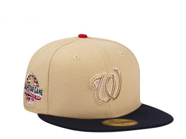 New Era Washington Nationals All Star Game 2018 Vegas Prime Two Tone Edition 59Fifty Fitted Cap
