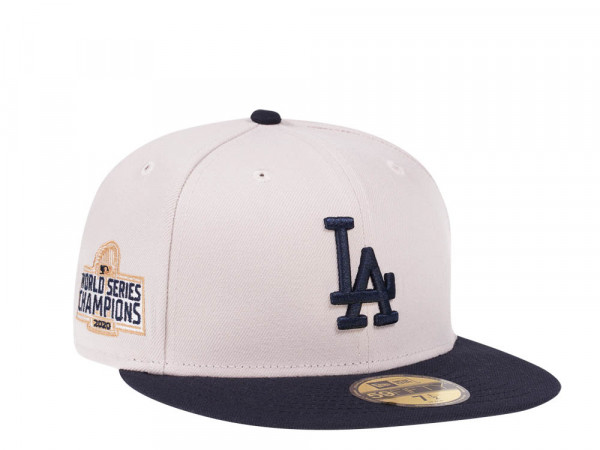 New Era Los Angeles Dodgers World Series Champions 2020 Stone Two Tone Edition 59Fifty Fitted Cap