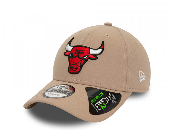 New Era Chicago Bulls Gray Repreve Edition 9Forty Strapback Cap
