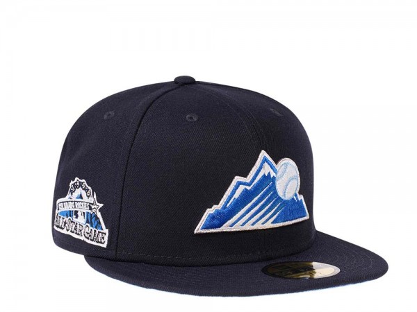 New Era Colorado Rockies All Star Game 1998 Iced Glacier Blue Edition 59Fifty Fitted Cap