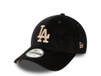 New Era Los Angeles Dodgers Cord Black 9Forty Strapback Cap