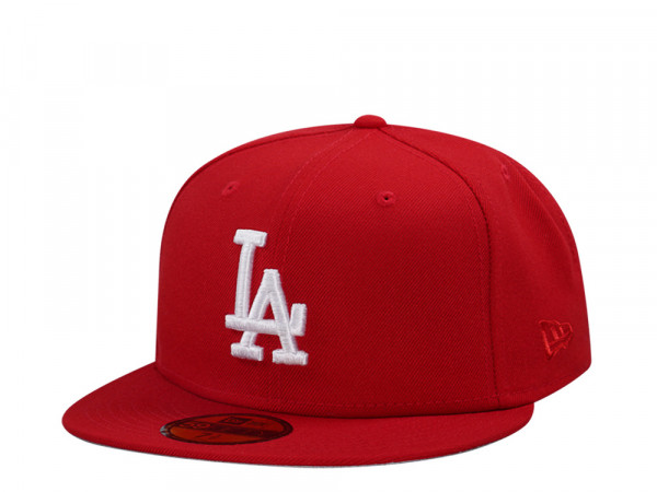 New Era Los Angeles Dodgers Scarlet Red Edition 59Fifty Fitted Cap