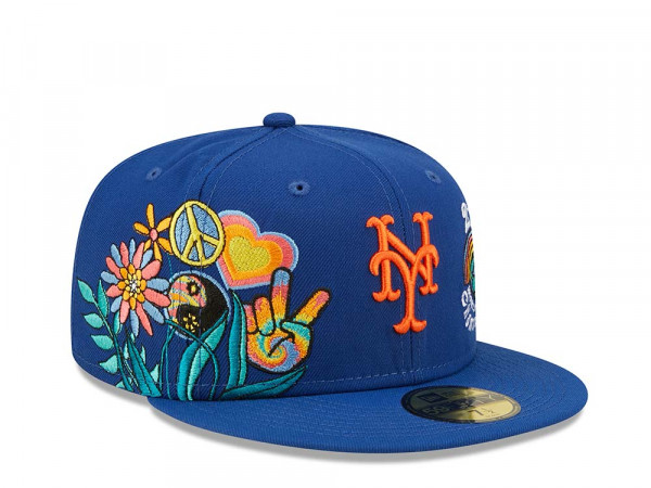 New Era New York Mets 2x World Series Champions - Blue Groovy Edition 59Fifty Fitted Cap