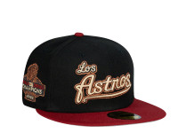 New Era Houston Astros World Series Champions 2022 Black Brick Two Tone Edition 59Fifty Fitted Cap