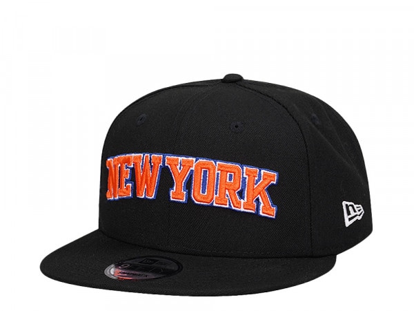 New Era New York Knicks Statement Black Edition 9Fifty Snapback Cap
