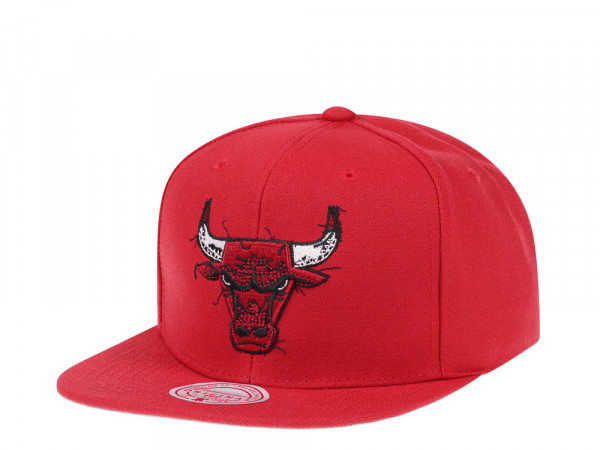 Mitchell & Ness Chicago Bulls NBA Embroidery Glitch Hardwood Classic Snapback Cap