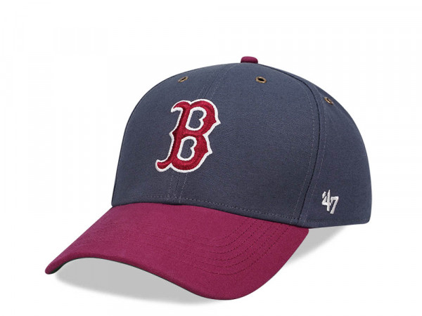 47Brand Boston Red Sox Vintage Navy Campus MVP Strapback Cap