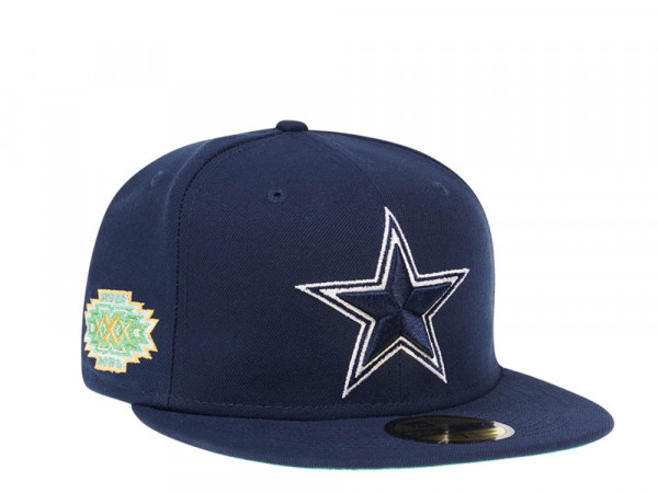 New Era Dallas Cowboys Citruspop Patch Super Bowl XXX 59fifty Fitted Cap