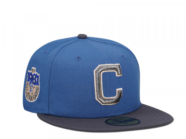 New Era Cleveland Indians All Star Game 1981 Indigo Metallic Two Tone Edition 59Fifty Fitted Cap