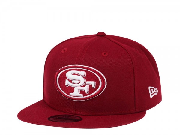 New Era San Francisco 49ers Smooth Red Edition 9Fifty Snapback Cap
