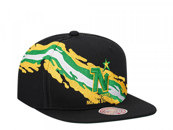 Mitchell & Ness Minnesota North Stars Vintage Paintbrush Snapback Cap