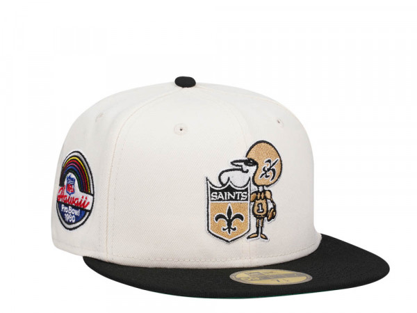 New Era New Orleans Saints Pro Bowl Chrome Two Tone Edition 59Fifty Fitted Cap