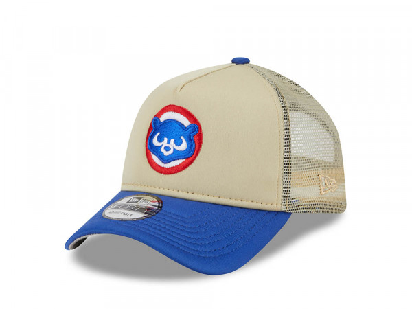 New Era Chicago Cubs All Day Two Tone 9Forty A Frame Trucker Snapback Cap