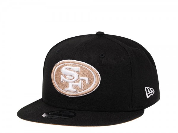New Era San Francisco 49ers Black Toast Edition 9Fifty Snapback Cap