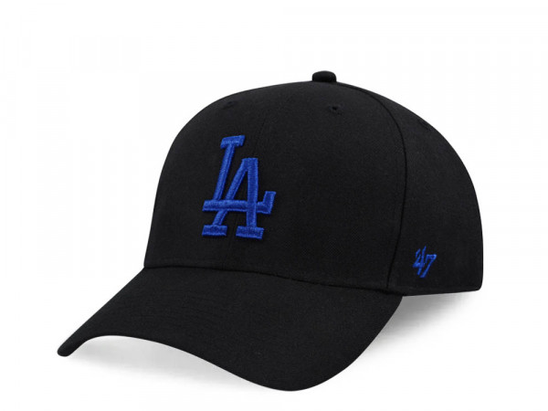 47Brand Los Angeles Dodgers Black MVP Snapback Cap