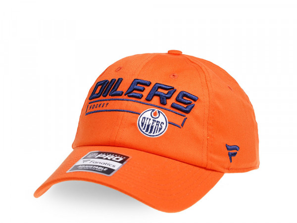 Fanatics Edmonton Oilers Authentic Pro Rinkside Adjustable Strapback Cap