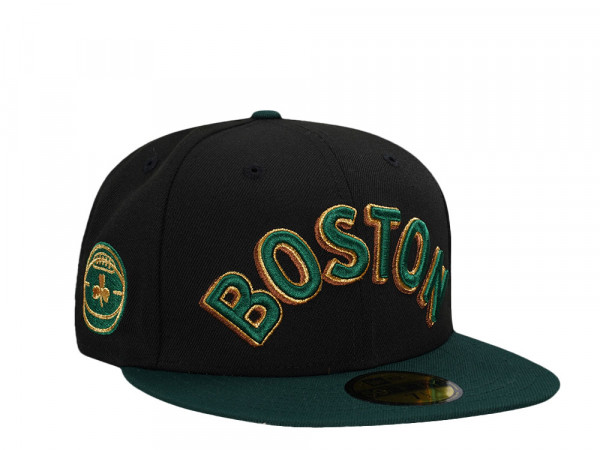 New Era Boston Celtics Gold Two Tone Edition 59Fifty Fitted Cap