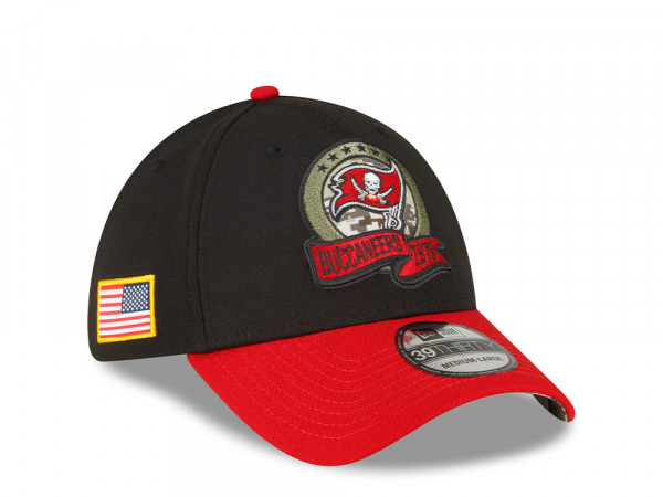 New Era Tampa Bay Buccaneers Salute to Service 2022 39Thirty Stretch Cap