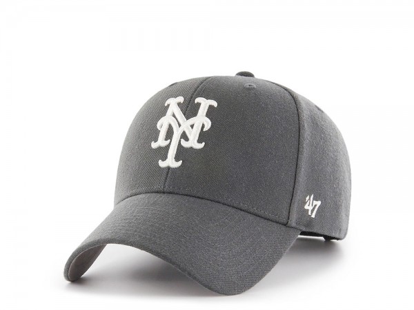 47Brand New York Mets Charcoal Classic Strapback Cap